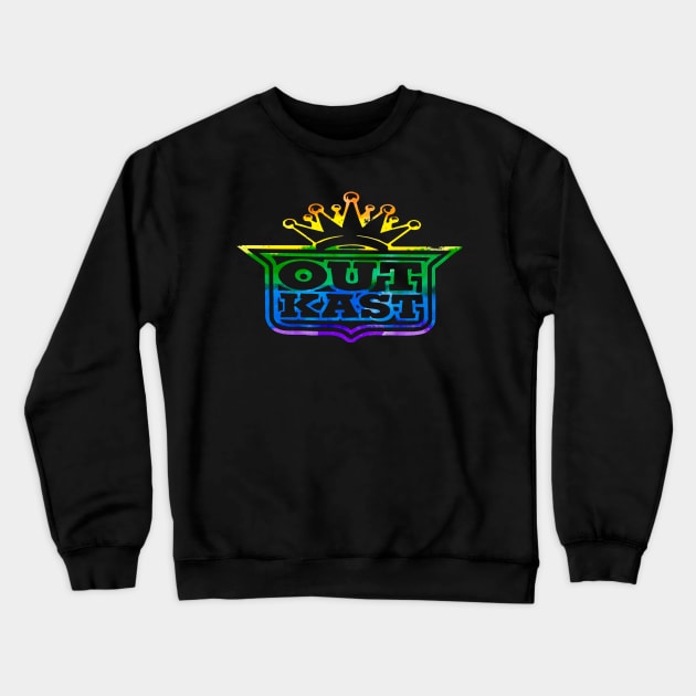 Outkast Rainbow Color Crewneck Sweatshirt by bacot99